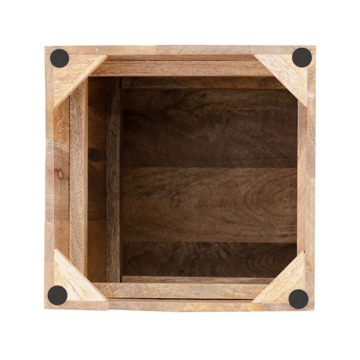 Blumensäule - 27x27 H50 o. 73cm - Pflanzenständer - Mangoholz