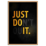 Don't quit - Leinwandbild Motivation