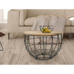 Beistelltisch - nachhaltig Couchtisch Wohnzimmer-Tisch - rund - Lexington - ø 55 cm