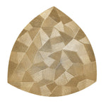 Beistelltisch - Metall Dekotisch - Alster - 40x45x40 cm dreieckig - Aluminium -