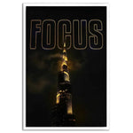 FOCUS - Leinwandbild Motivation