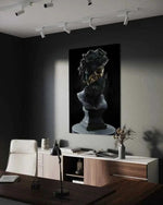 Golden Skull - Leinwandbild Luxuriös