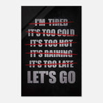 Let's Go - Leinwandbild Motivation