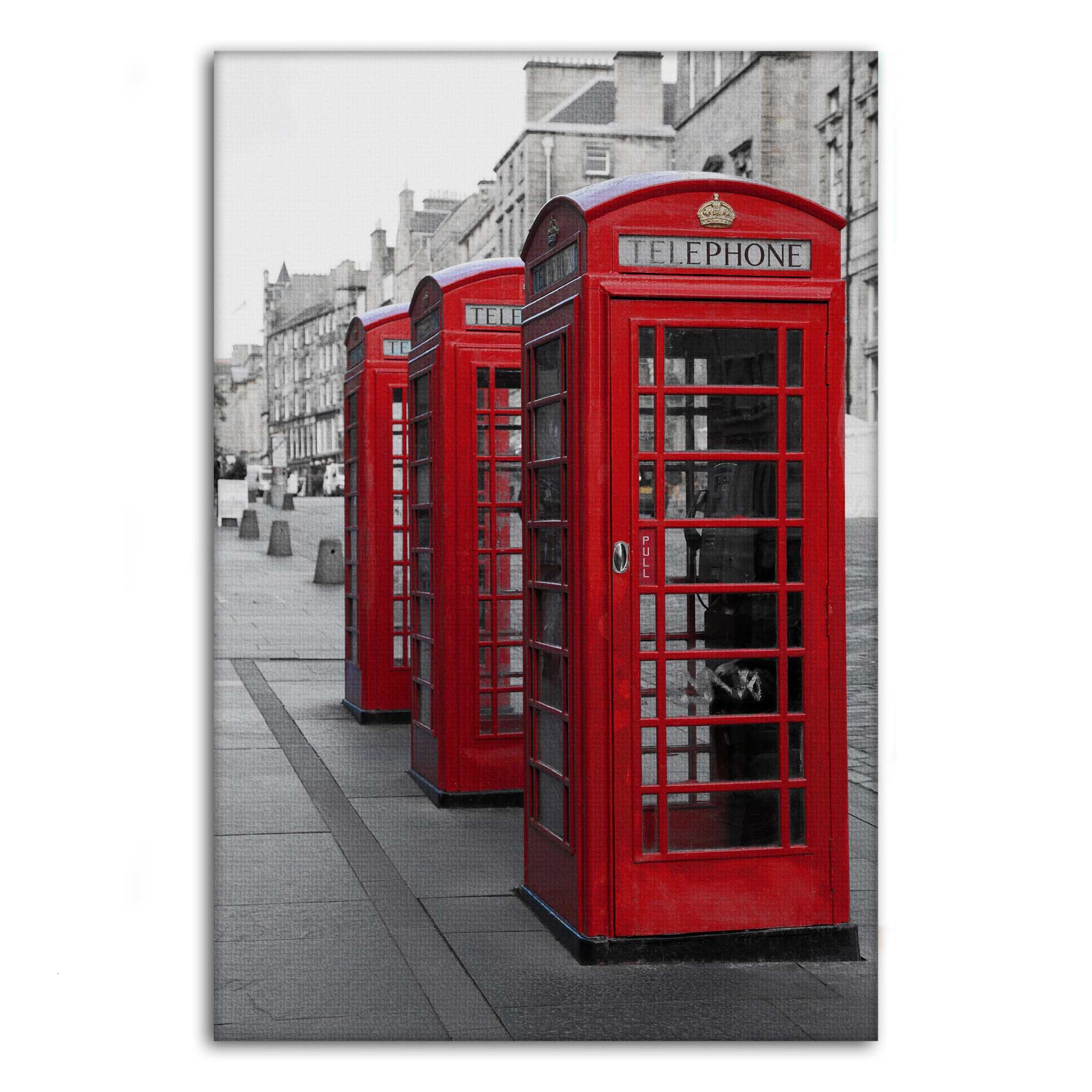 London Telephone Box - Leinwandbild Stadt
