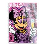 Minnie needs Money - Leinwandbild Pop Art / Motivation