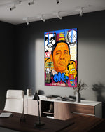 Obama - Leinwandbild Pop Art