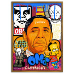 Obama - Leinwandbild Pop Art