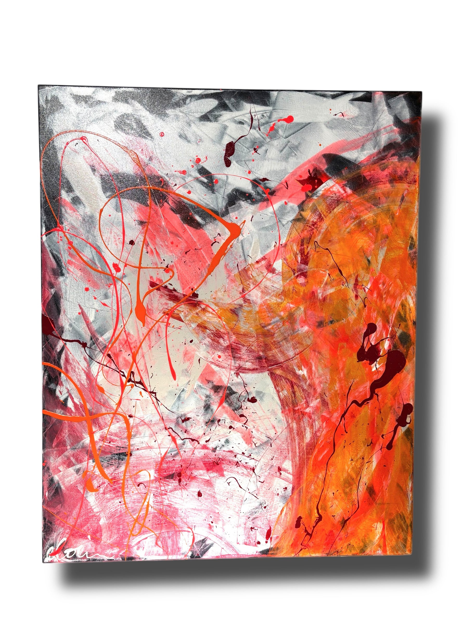 "PEACH VIBES" von elocin ART