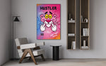 Pink Panther Hustler - Leinwandbild Pop Art