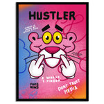 Pink Panther Hustler - Leinwandbild Pop Art