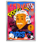 Professor Einstein - Leinwandbild Pop Art