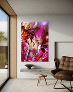 Purple Tanjiro - Demon Slayer - Anime Leinwandbild