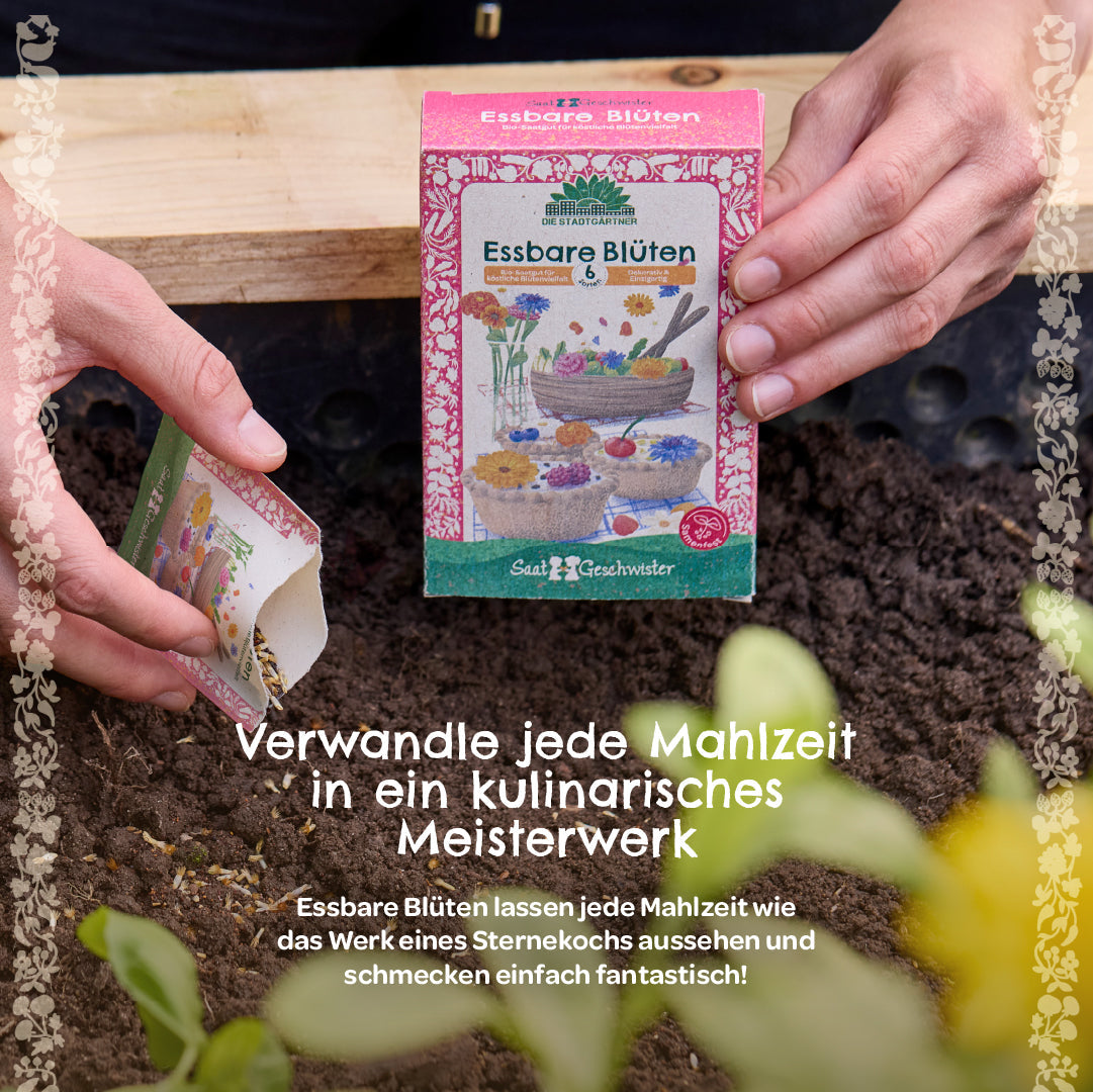 BIO-Saatgut-Set "Essbare Blüten"