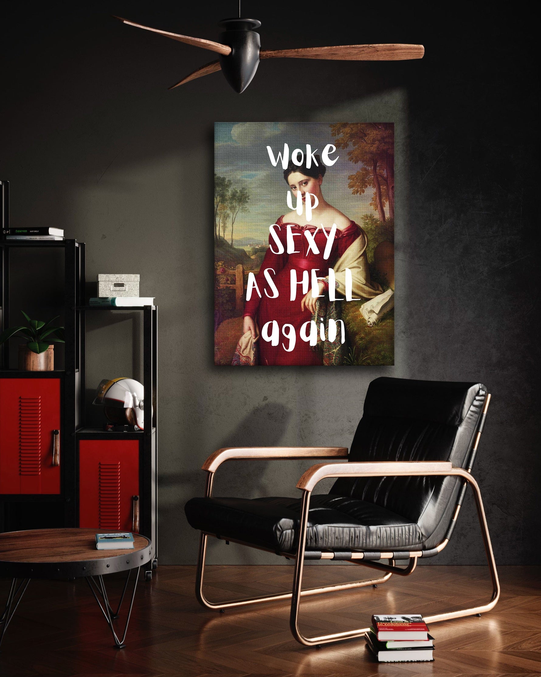 Sexy as hell - Leinwandbild Quotes