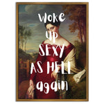 Sexy as hell - Leinwandbild Quotes