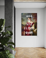 Sexy as hell - Leinwandbild Quotes