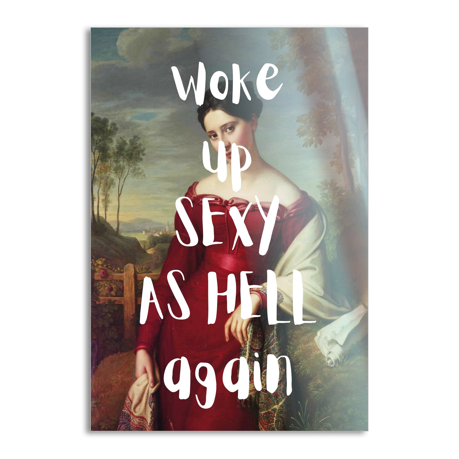 Sexy as hell - Leinwandbild Quotes