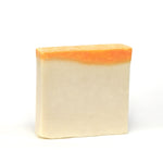 Seife block 004 | bei trockener Haut | ideal bei starken Curls + Afro | mit Kurkuma + Kakao