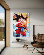 Son Goku - Dragon Ball - Anime Leinwandbild