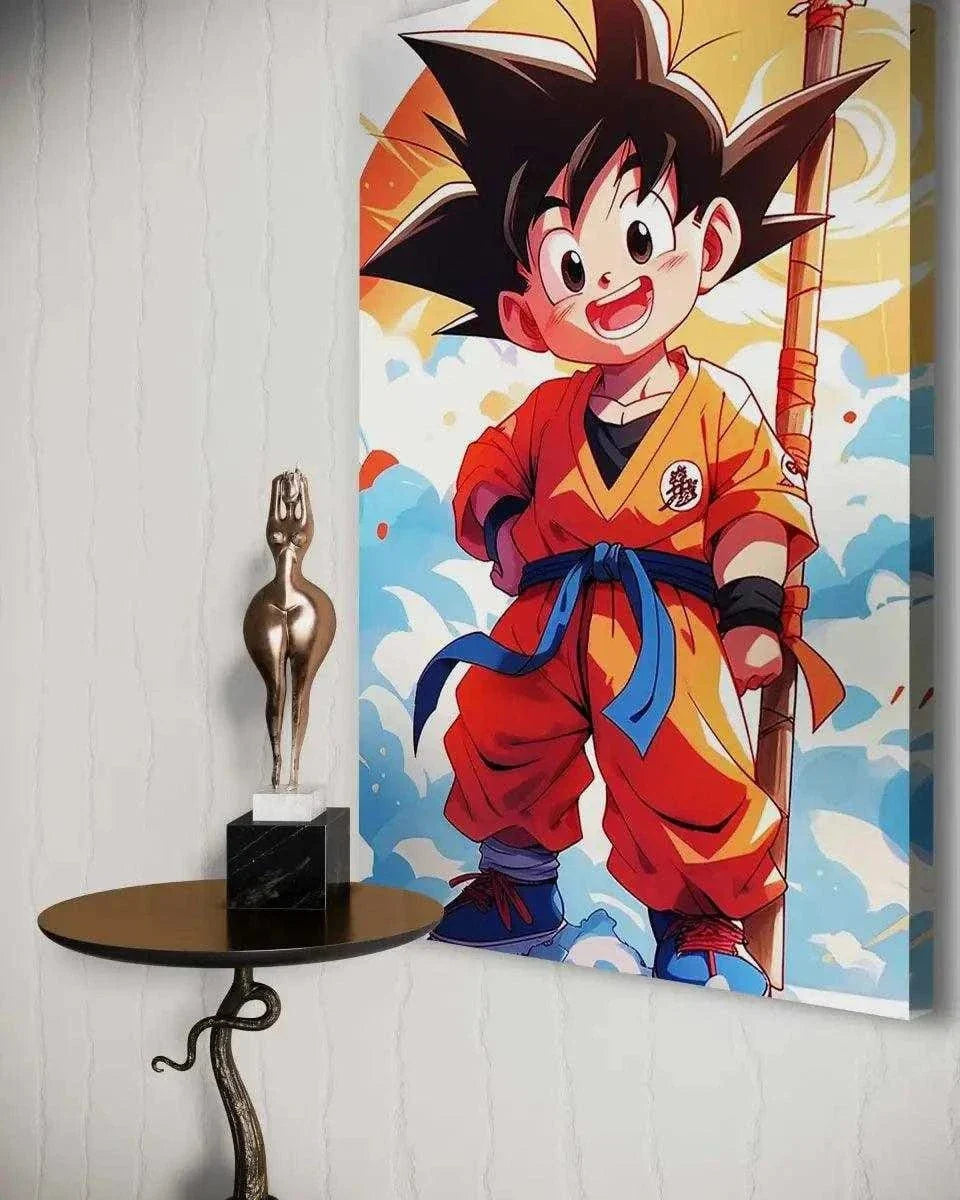 Son Goku - Dragon Ball - Anime Leinwandbild