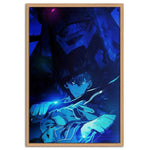Sung Jinwoo Blue - Solo Leveling - Anime Leinwandbild