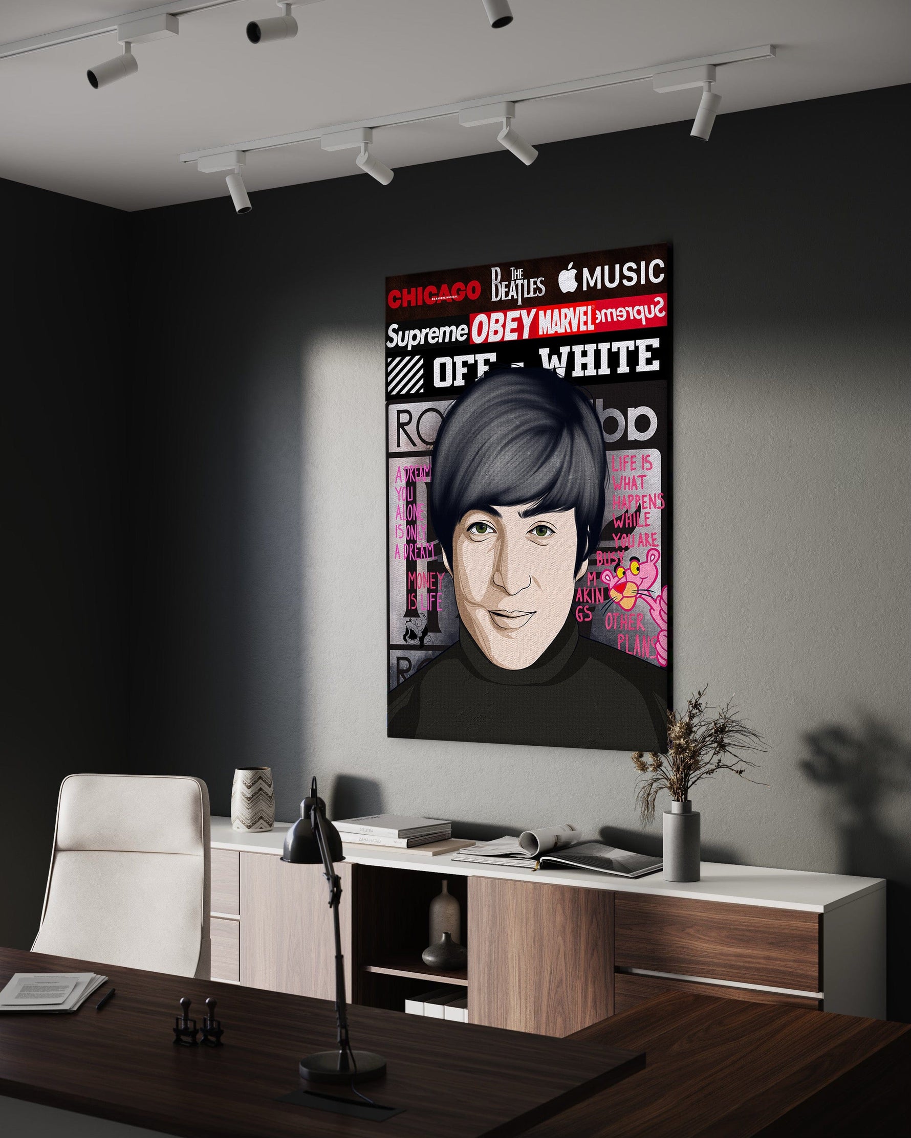 The Beatles 2 - Leinwandbild Pop Art