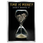 Time is money - Leinwandbild Motivation
