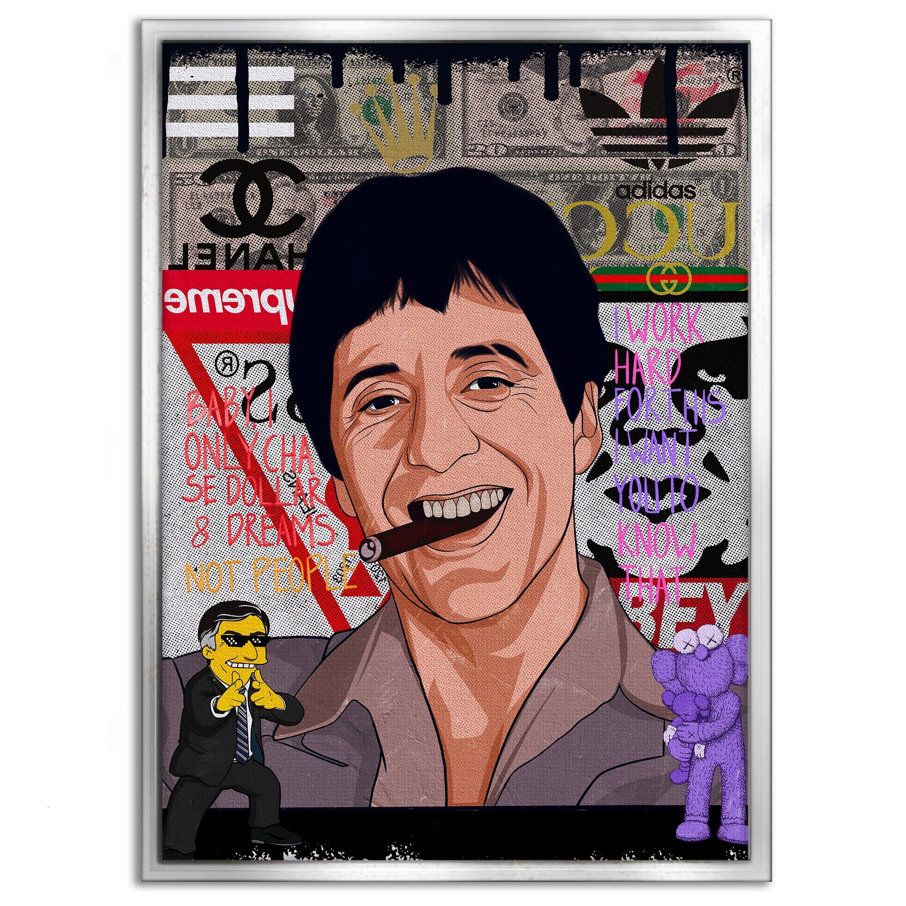 Tony Montana - Leinwandbild Pop Art