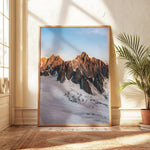 Vallée Blanche: Mont Blanc du Tacul, Aiguille du Midi, Dent du Géant  – Chamonix, France (Set of 3)