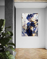 Vegeta Rage Leinwandbild - Dragon Ball Z Anime Wandbild - Premium Canvas Druck