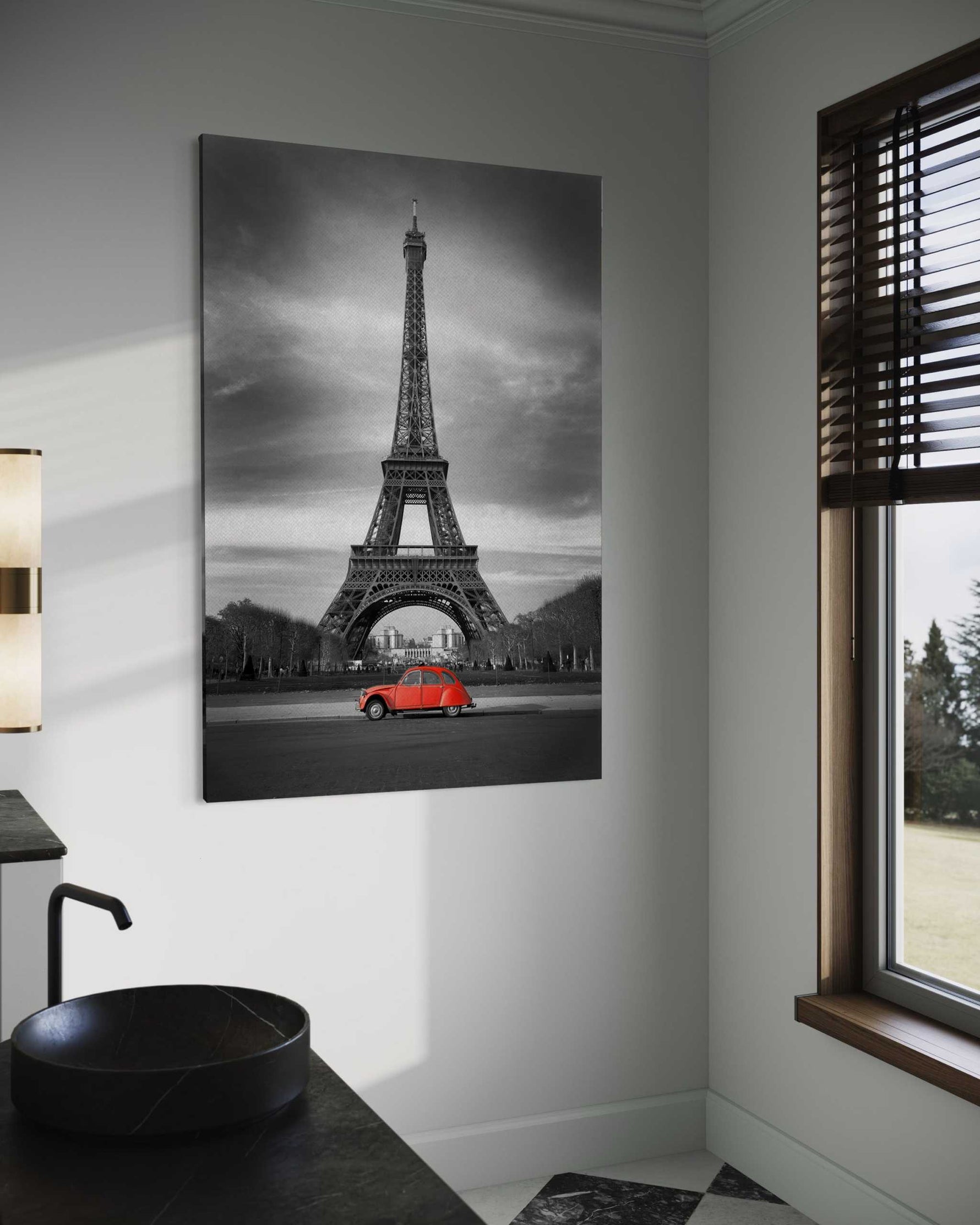 Welcome to Paris - Leinwandbild Stadt